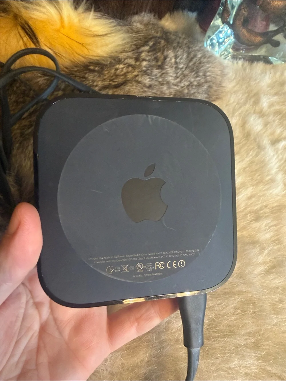 Apple TV streaming player in black (3650)